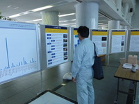 画像パネル展の様子