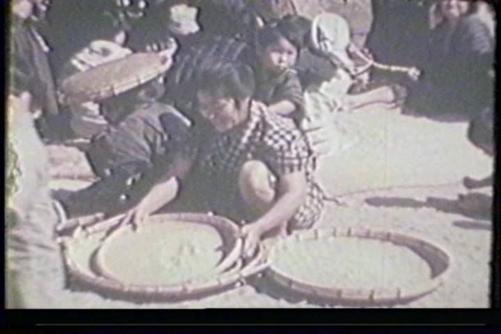 住民の居住区、石川の生活状況　1945年4月16日