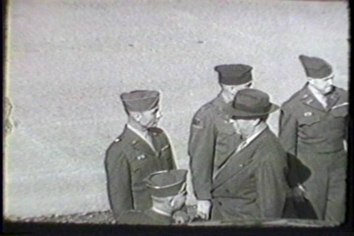 Secretary of the Army Kenneth C. Royall Inspects 753rd AA and Camp McGill, Okinawa, Ryukyu Islands, 02/04/1949