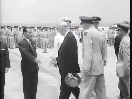 アイゼンハワー大統領沖縄訪問、那覇市 1960年6月19日